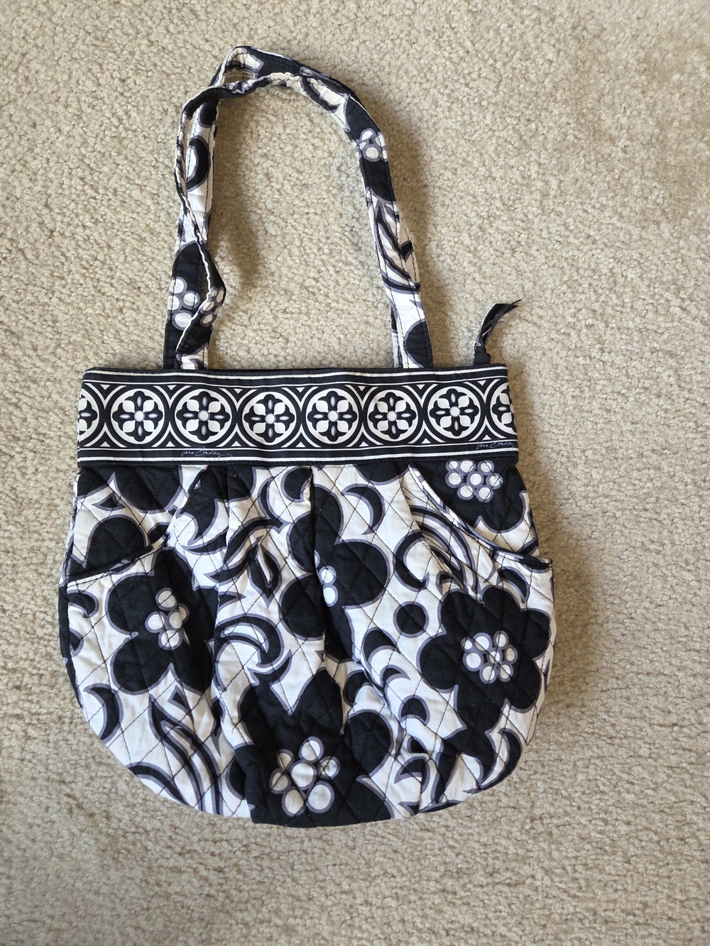Vera Bradley Morgan Double Strap Pleaded Shoulder Bag